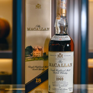 THE MACALLAN 18 YEAR OLD SINGLE MALT SHERRY OAK CASK WHISKY – 麥卡倫18年雪莉桶單一純麥威士忌 1969S